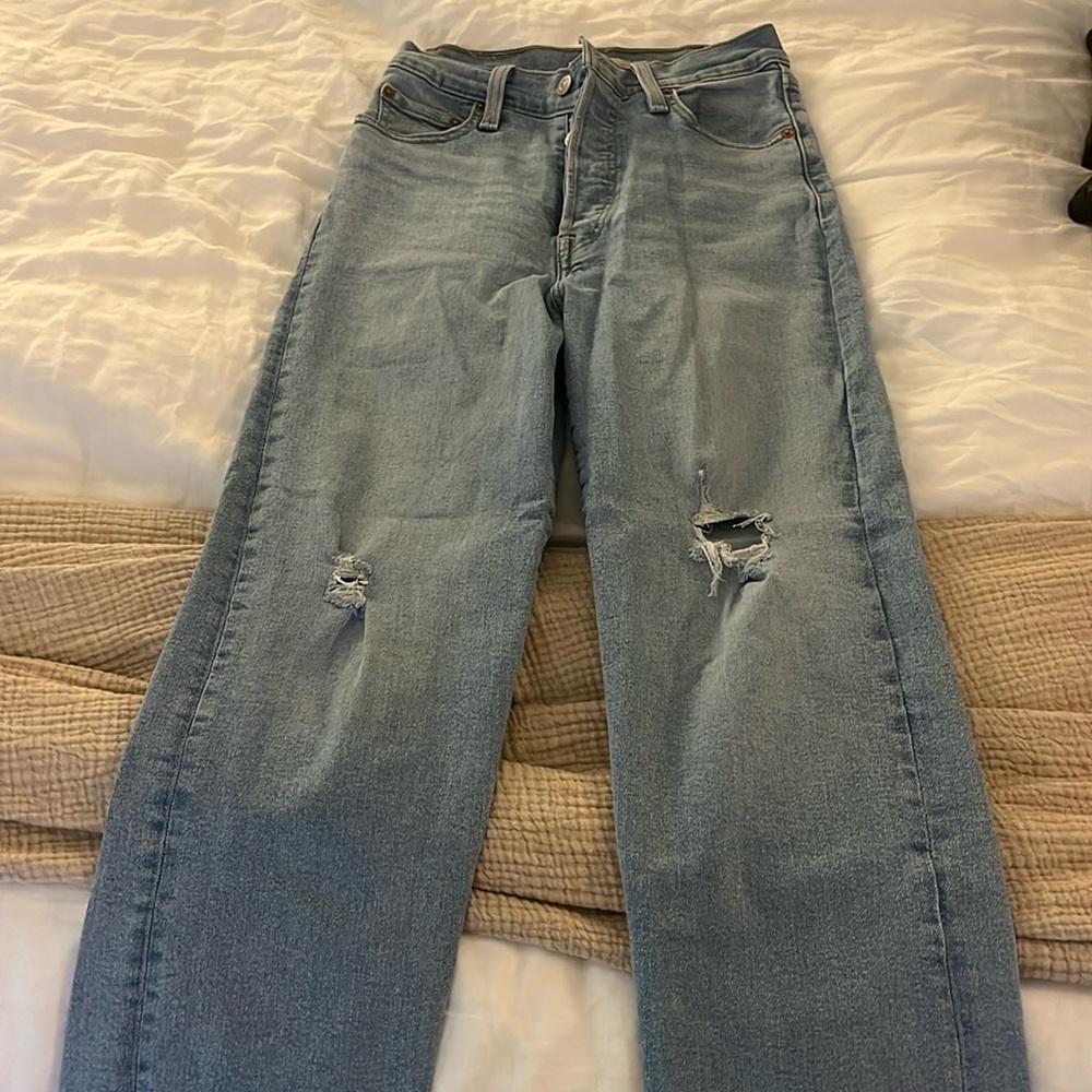 Levi Ribcage Straight Anke Jeans